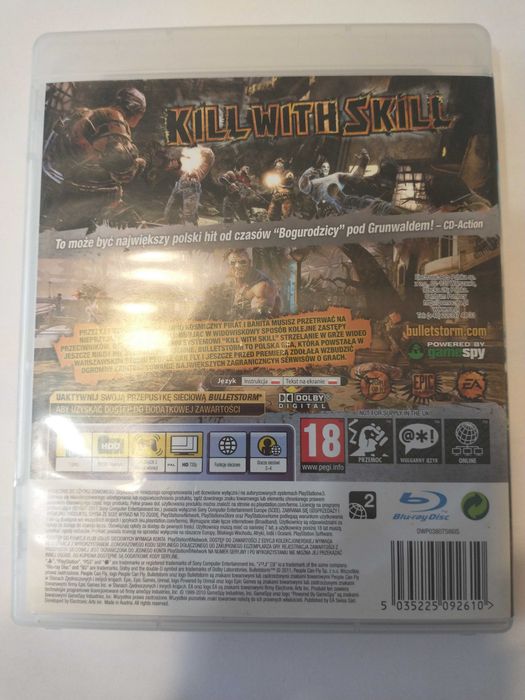 Bulletstorm polska wersja  - gra PS3