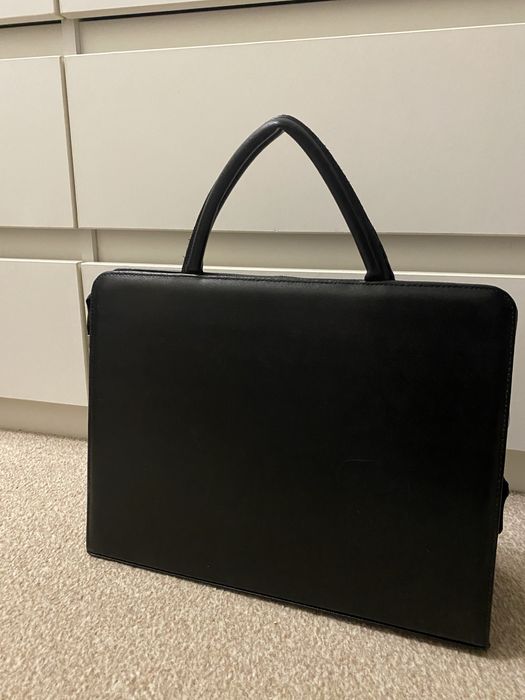 Кожаная сумка папка для документов учителя