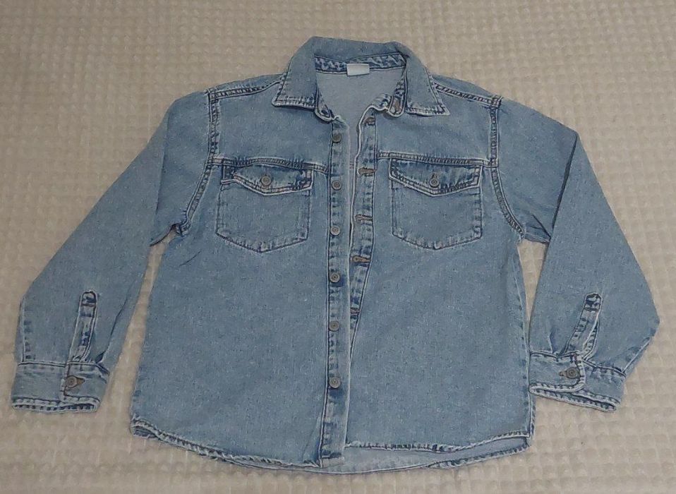 Джинсова сорочка-куртка ZARA