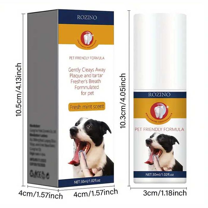 ROZINO Зубна паста для собак та котів, 30 мл