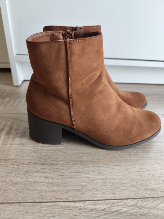 Zamszowe botki obcas Jenny Fairy 37