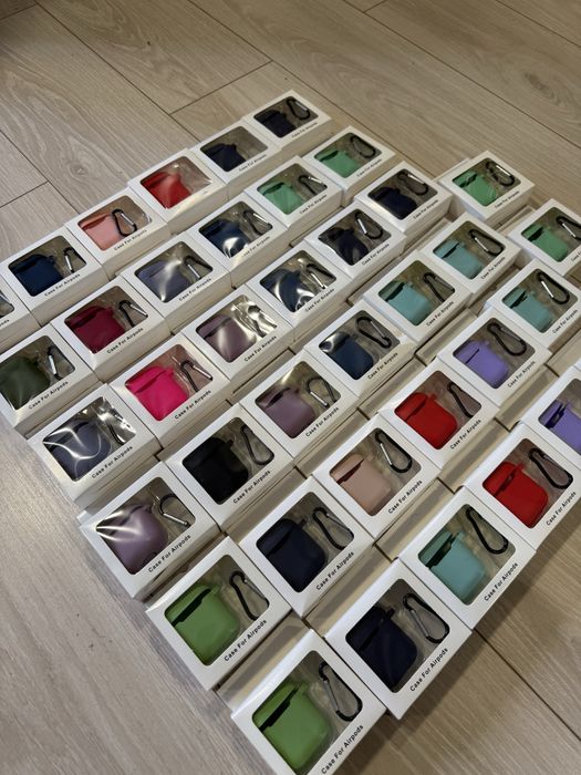 Лот чохлів на AirPods 1/2 38 штук