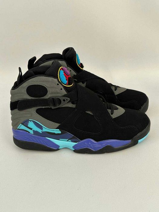Бомбические мужские кроссовки Jordan 8 Retro Aqua кросівки джордан