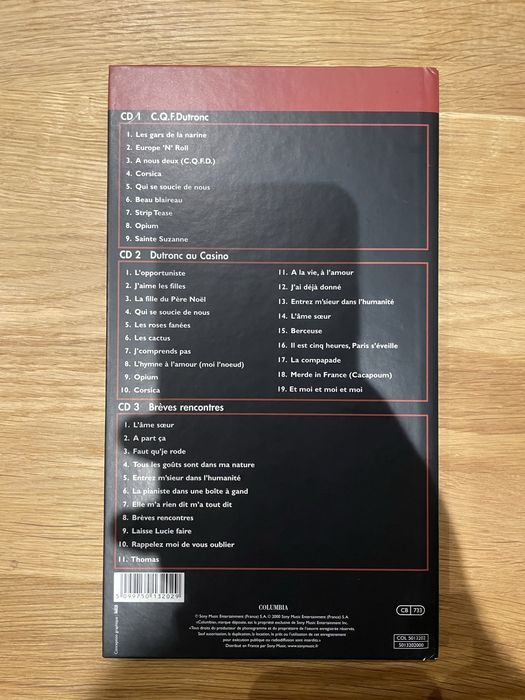 Jacques Dutronc 3CD Album muzyka francuska