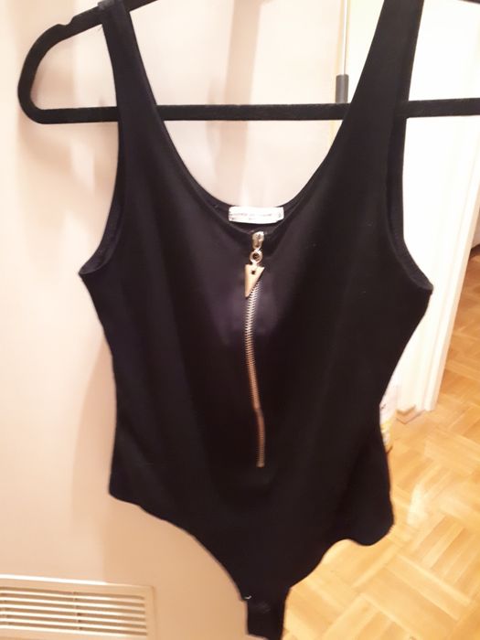 Czarne body na zamek! Sexy ! M