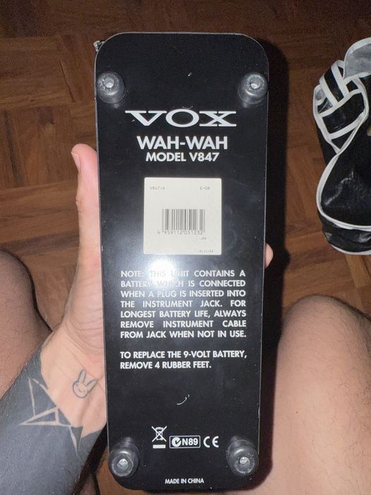 Wah wah VOX model V847