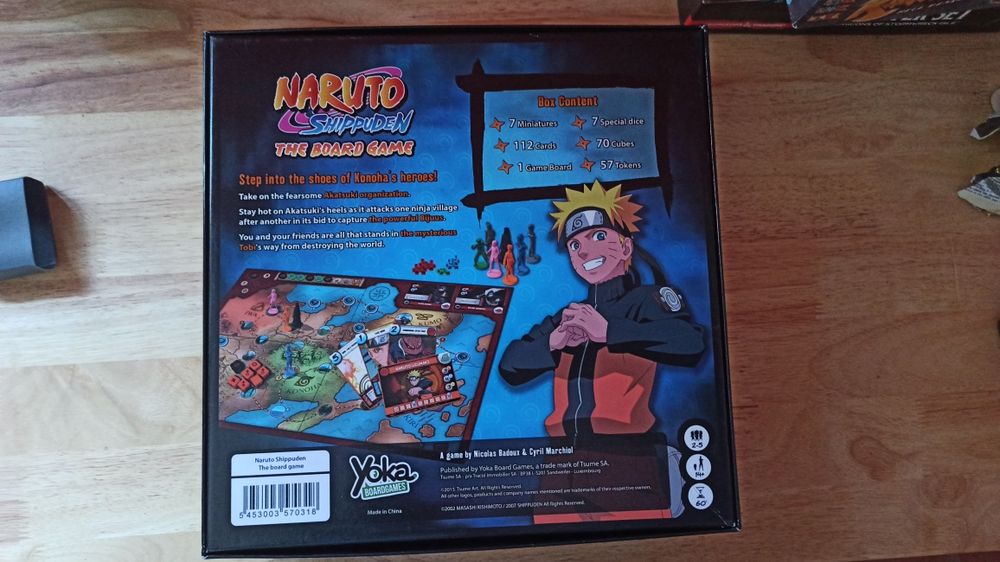 Jogo Naruto tabuleiro