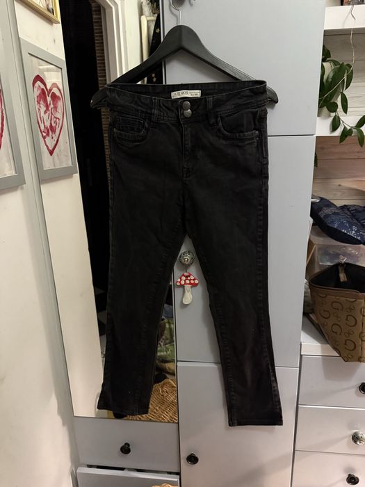 Czqrne spodnie rurki skinny s cache cache vintage