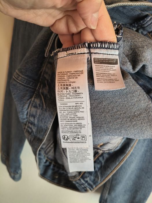 Nowa Kurtka Jeansowa Levi's Premium Original Trucker L Katanka z Metką