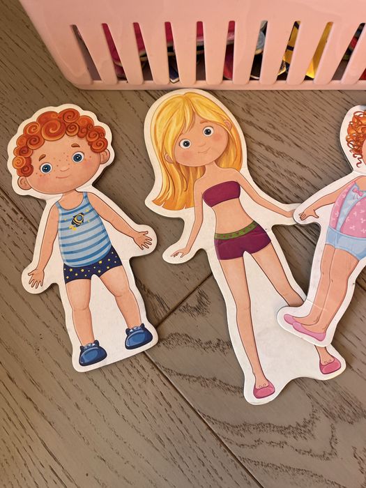 Магнітна гра ляльки+одяг