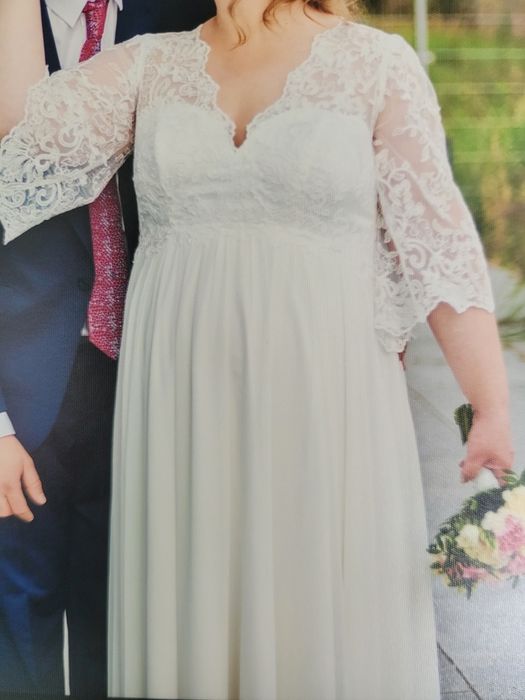 Suknia ślubna ciążowa