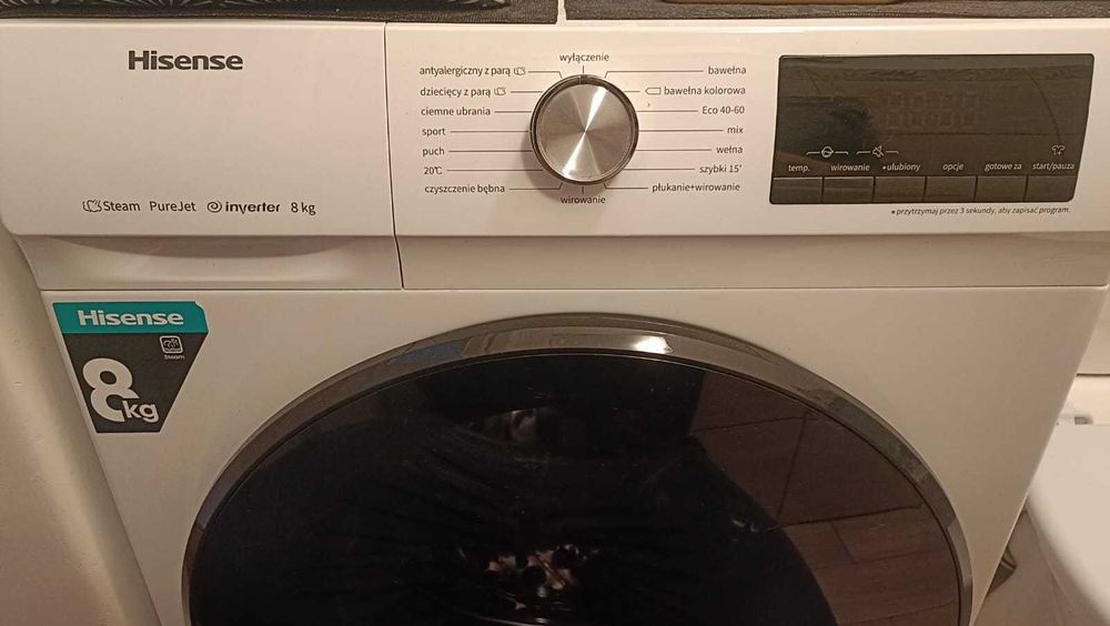 Pralka Hisense - roczna, na gwarancji