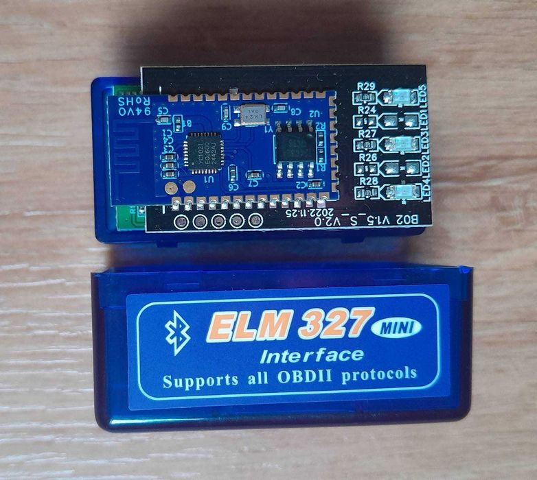 Автосканер ELM327 2 плати версія v1.5 чіп PIC18F25K80