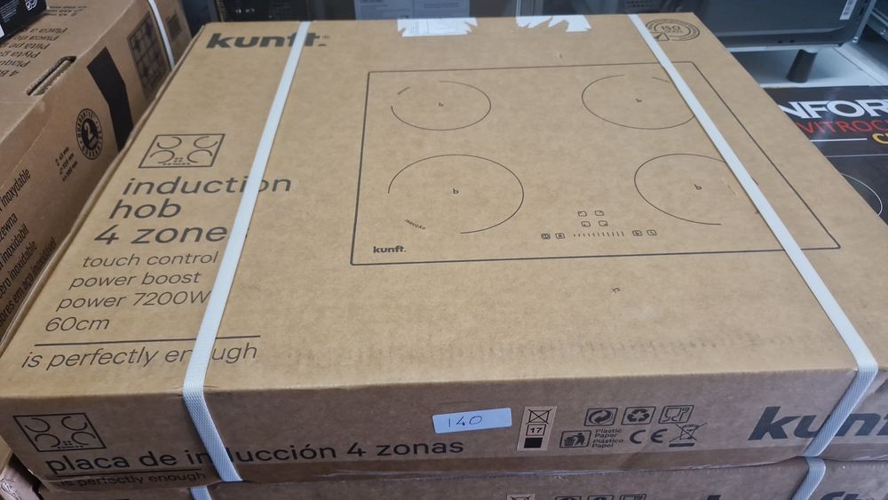 Placa  indução  kunft