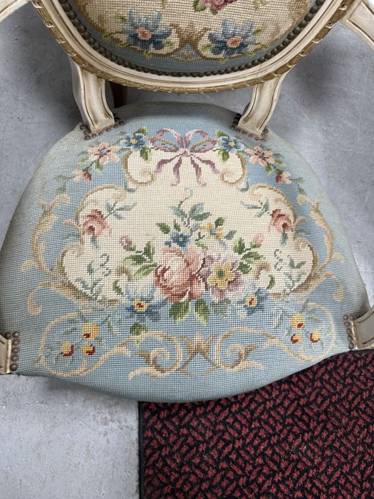 Fotel stylowy gobelin