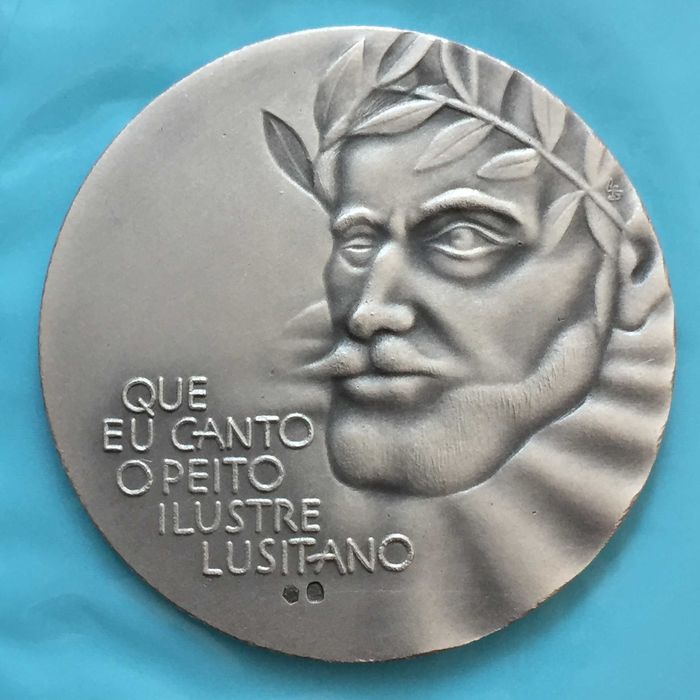 medalha LUIS DE CAMÕES prata