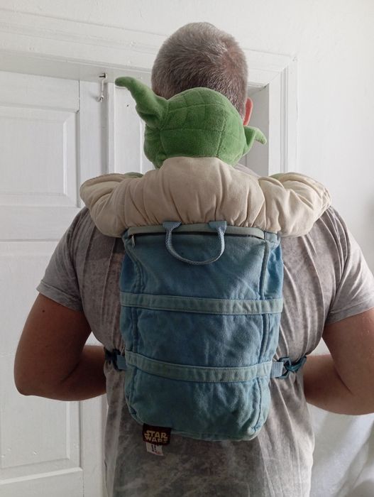 Plecak z Yodą,Yoda, star wars vintage