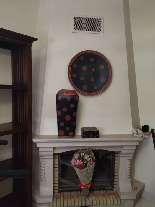 Peças de decoração em madeira