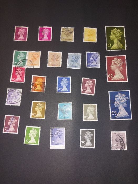 Filatelia lote de selos