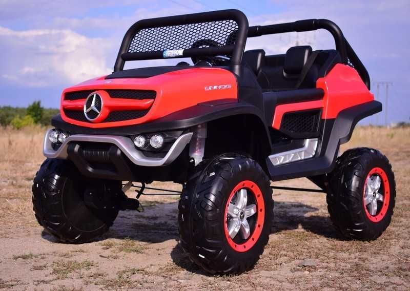 BUGGY JEEP 4x4 Auto samochód na akumulator MERCEDES UNIMOG dwuosobowy