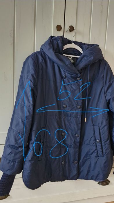 Куртка чорна синя