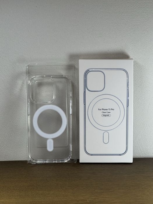 Чехол Clear Case MagSafe Айфон 15 15 Про 15 Pro Max