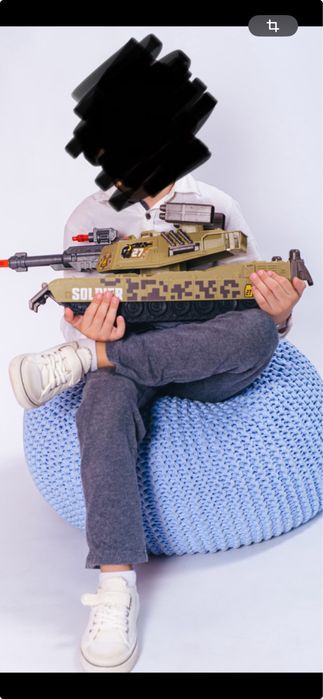 Танк Soldier, великий танк іграшковий, звук, світло