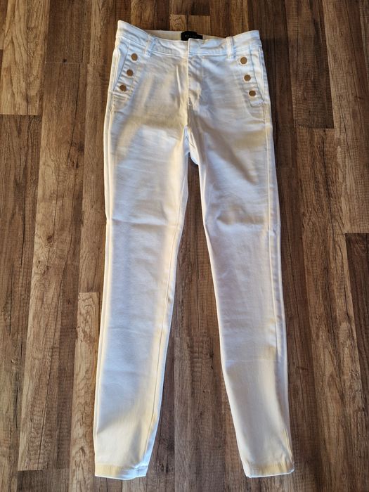 Spodnie białe Mohito rozmiar 34