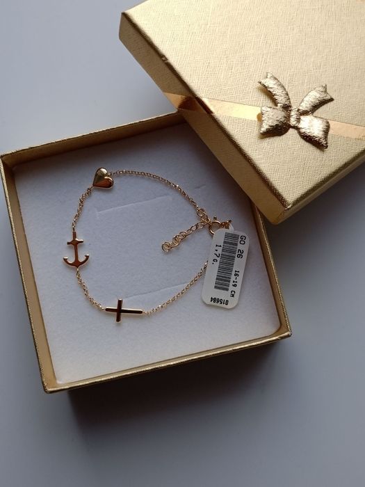 Bransoletka wiara nadzieja miłość.