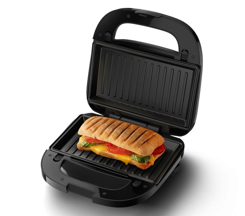 PHILIPS Toster Opiekacz Gofrownica 3w1 do Kanapek Panini Prezent