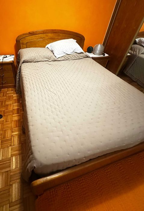 Cama de Casal em cerejeira