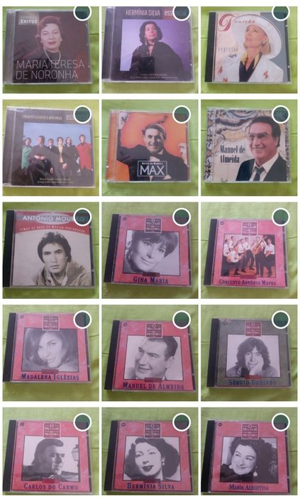 Lote de CD's de FADOS e outros