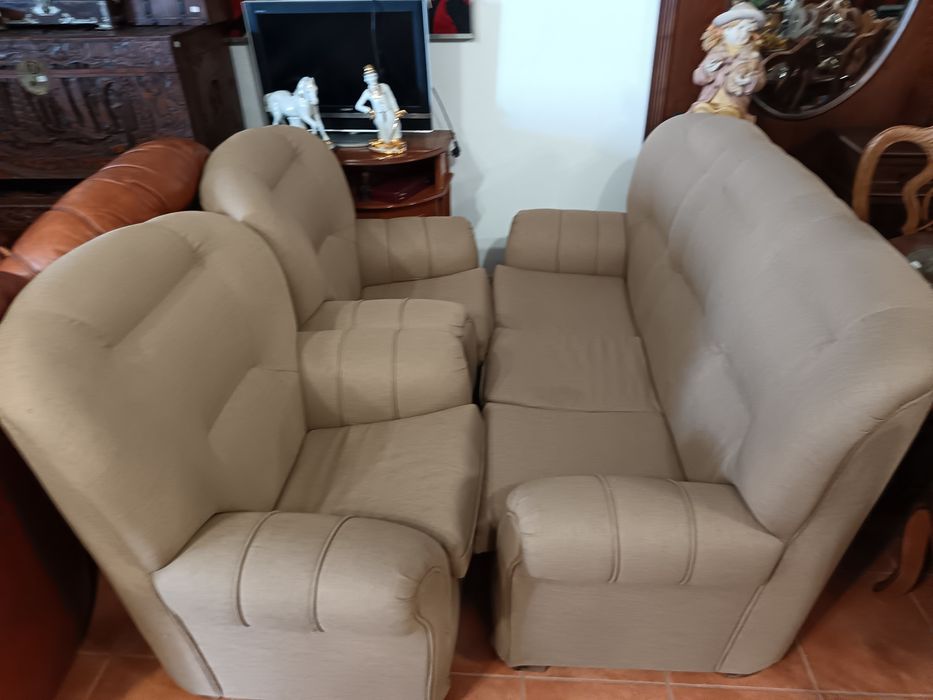 Sofás terno com cama