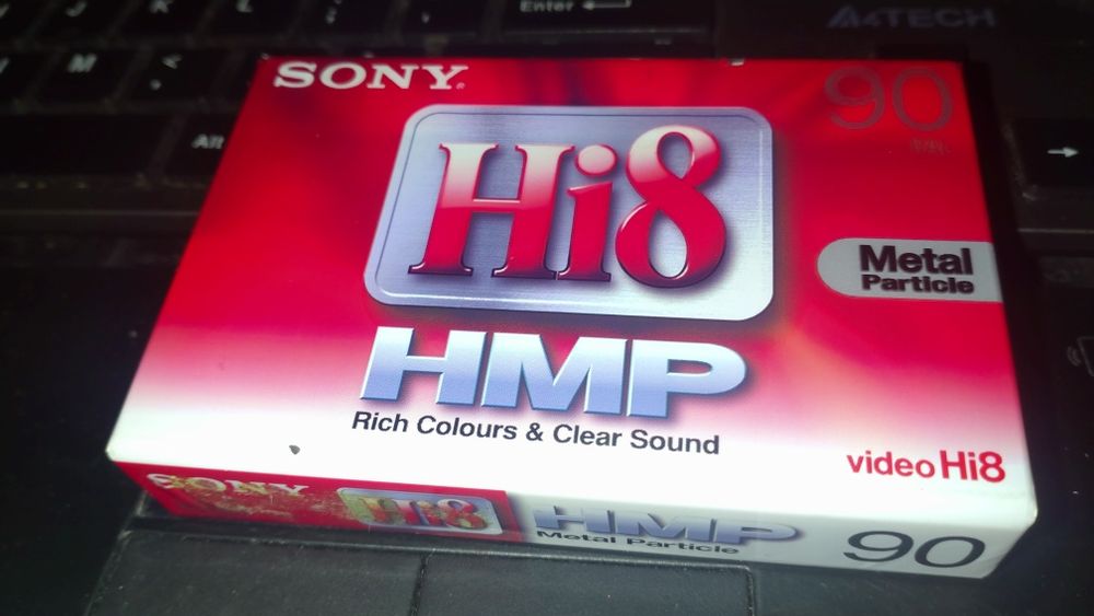 Kaseta Sony Hi8 metal 90/180 minut w systemie Pal