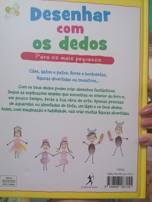 Livro Desenhar com os dedos