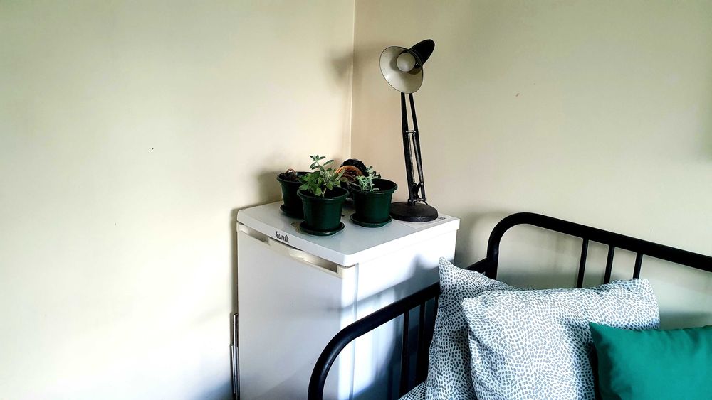 Quarto para estudante com casa de banho privativa