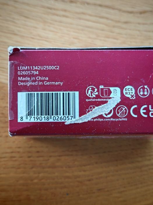 2x PHILIPS żarówki LED H4 / H19 ULTINON Access