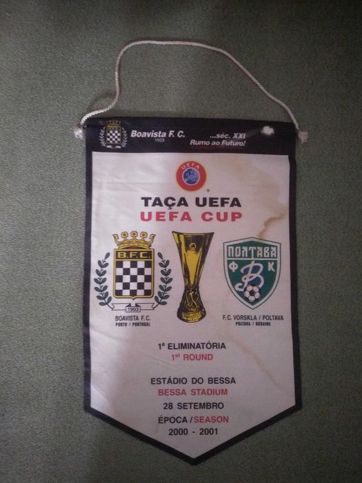 Матчевый и командный вымпел. Футбол. Ворскла Полтава. Шахтер Донецк