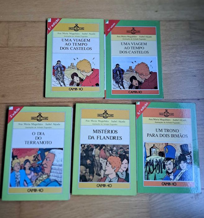 4 Livros Coleção Viagens no Tempo