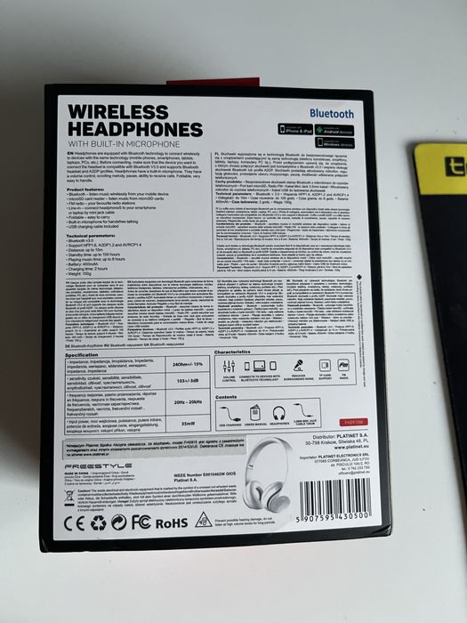 NOWE słuchawki bezprzewodowe