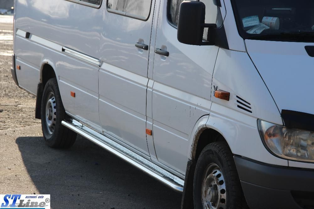 Боковые Трубы-Дуги-Пороги боковые для Mercedes Sprinter\Crafter-Люстра