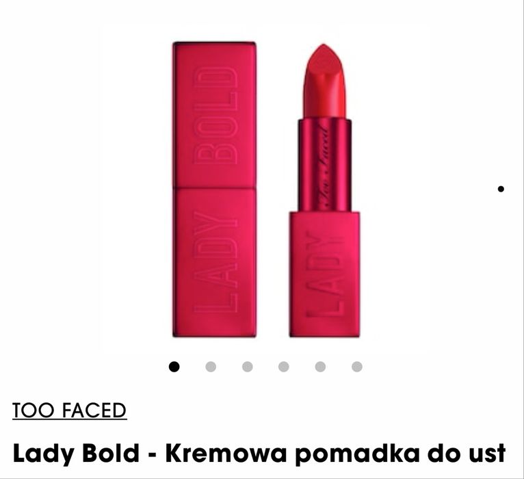 Kremowa pomadka do ust Too Faced Lady Bold A61