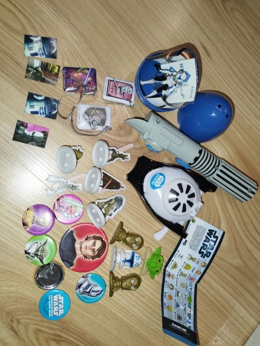 Zestaw gadżetów zabawek gwiezdne wojny star wars