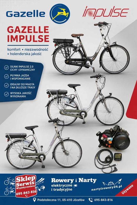 bateria gazelle impulse na bagaznik złacze magnetyczne sprawna testowana