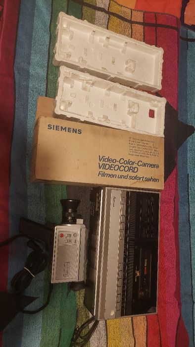 Zestaw kamera plus magnetowid z lat 80.