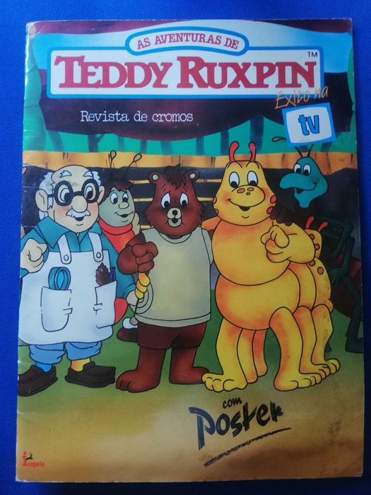 Cromos da caderneta Teddy Ruxpin