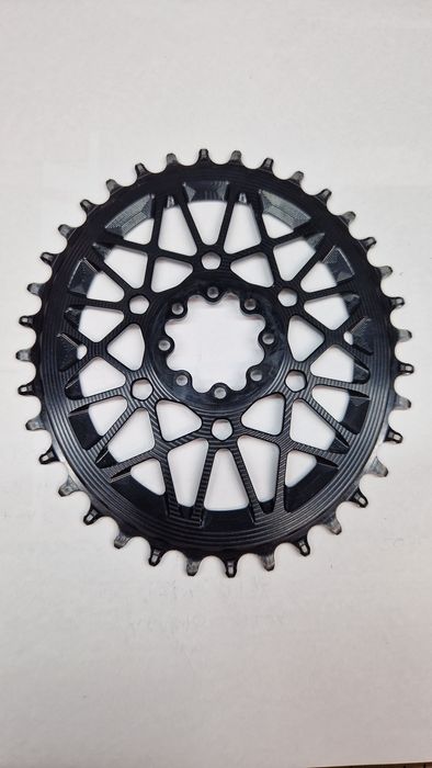 Prato oval absolute black  36D  Direct mouth sram 8f