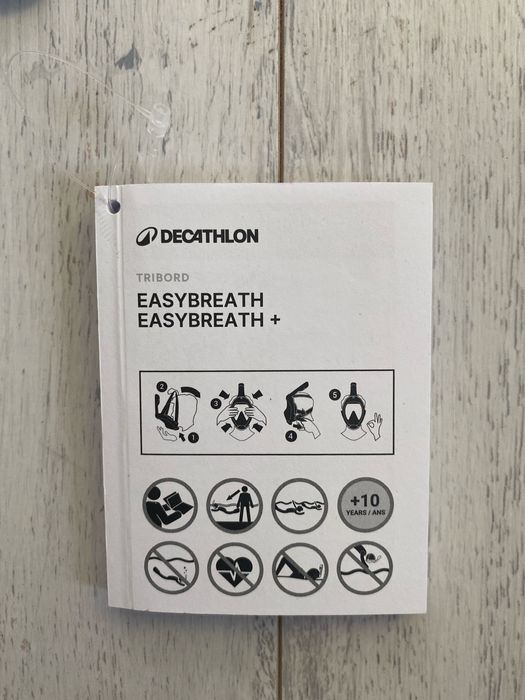 Maska do snorkelingu Decathlon Easybreath powierzchniowa S/M