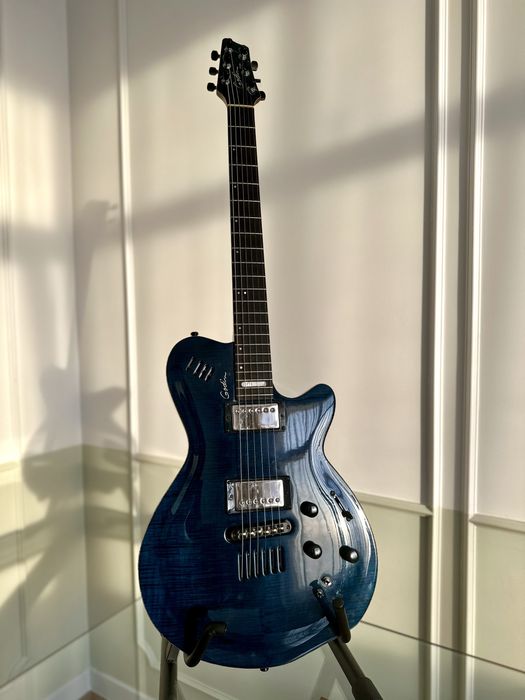 Гітара Godin LGX-SA Transparent Blue Flame AA — Made in Canada