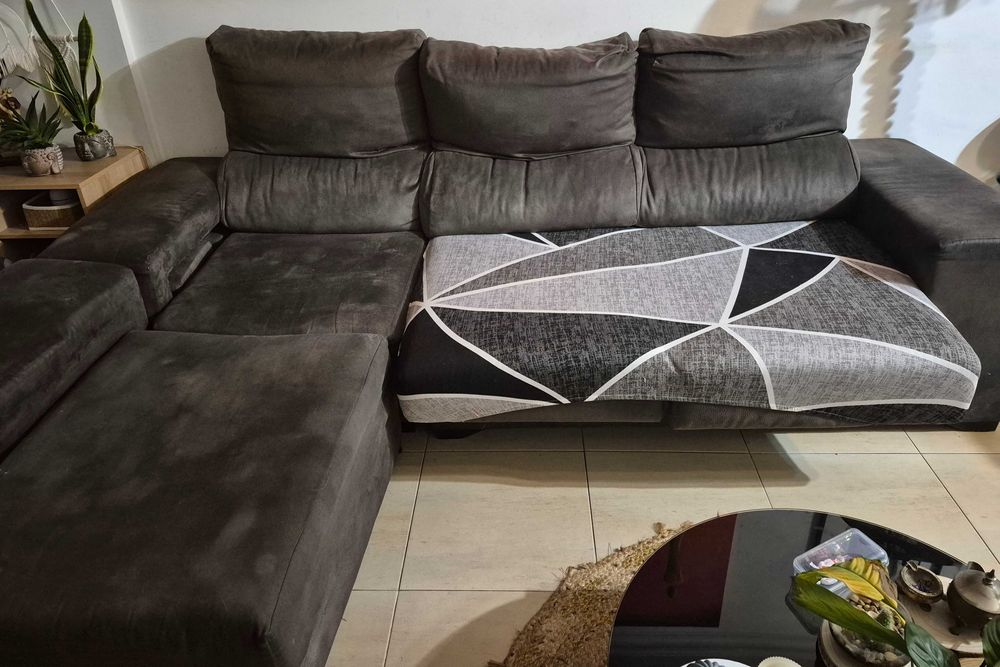 Sofá 3 lugares Chaise Longue